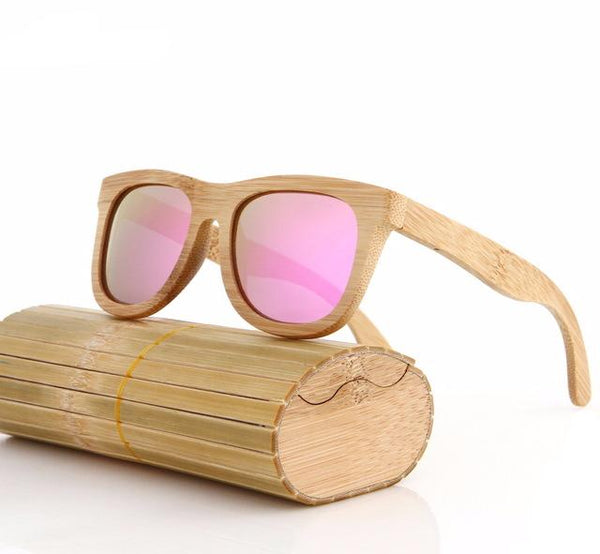 Fashionable Women Wooden Sunglasses
