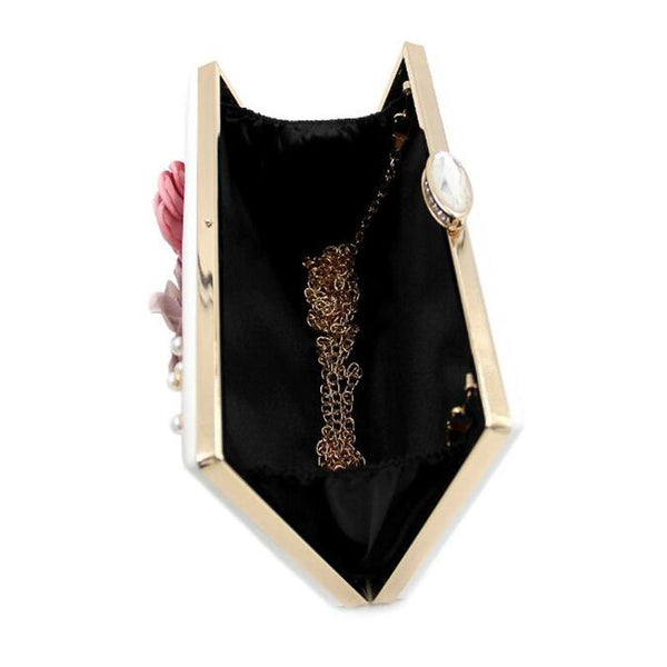 Colorful Wooden Flower Wallet