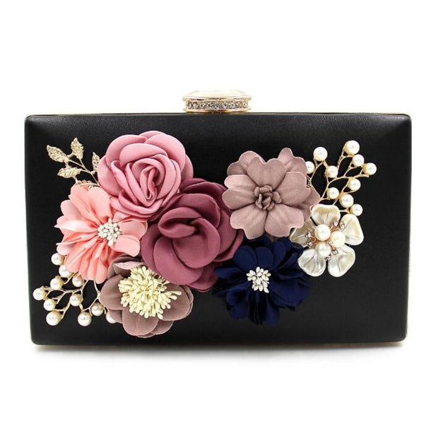 Colorful Wooden Flower Wallet