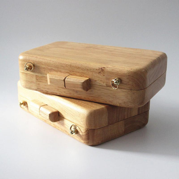 Solid Women Wooden Wallet