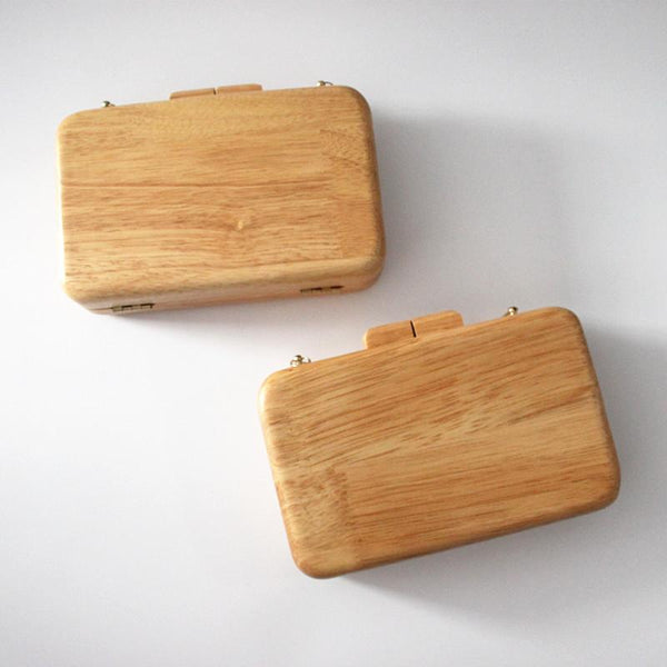 Solid Women Wooden Wallet