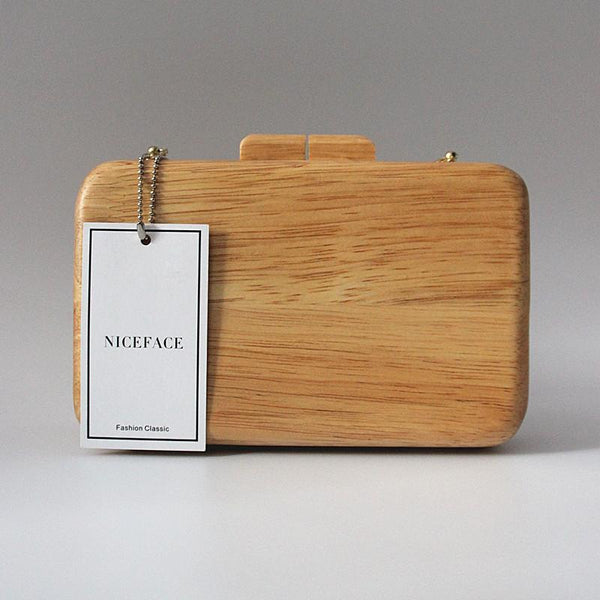 Solid Women Wooden Wallet