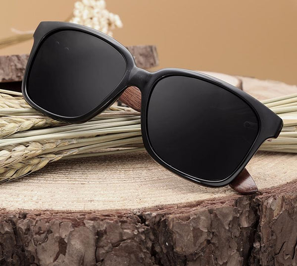 Durable Polarized Wood Sunglasses