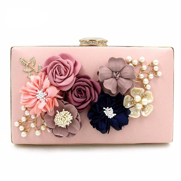 Colorful Wooden Flower Wallet