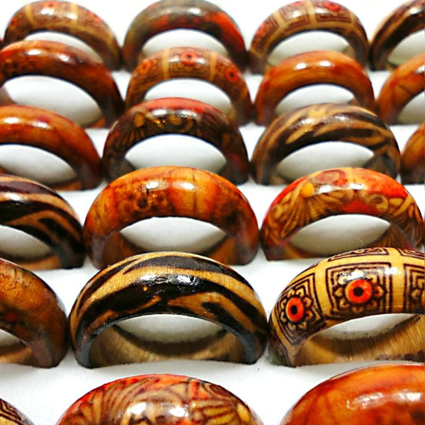 Wooden Rings Jewelry