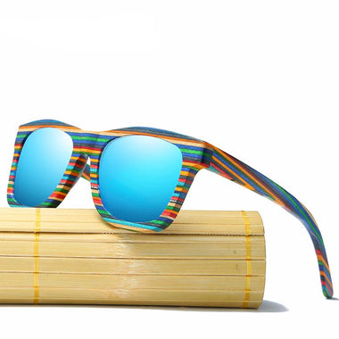 Unisex Polarized Wooden Sunglasses
