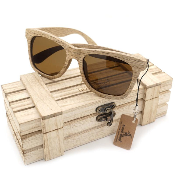 Wooden Polarized Beach Sunglasses