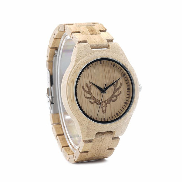 Wooden Luxury Quartz Wristwatch