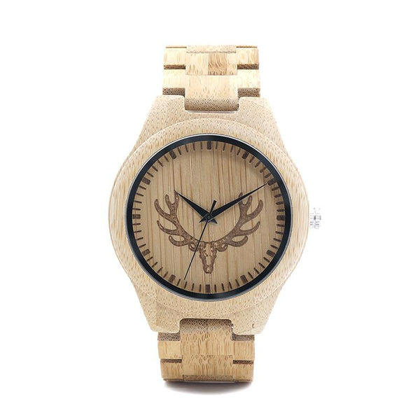 Wooden Luxury Quartz Wristwatch
