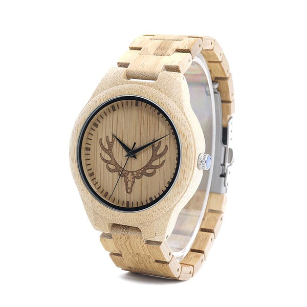 Wooden Luxury Quartz Wristwatch