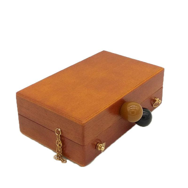 Wooden Clutches Shoulder Bag