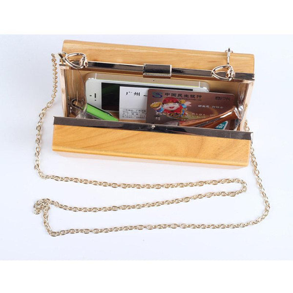 Fashion Wooden Shoulder Bag