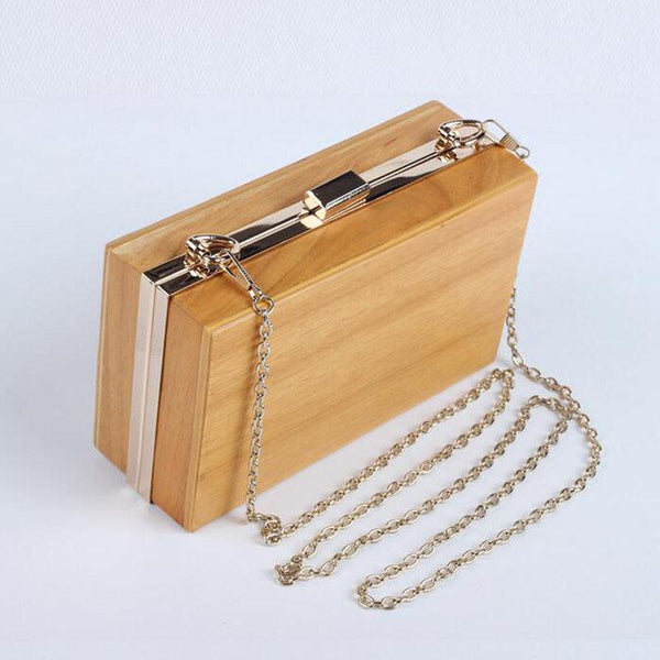 Fashion Wooden Shoulder Bag