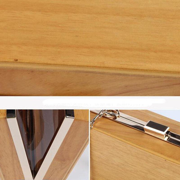 Fashion Wooden Shoulder Bag
