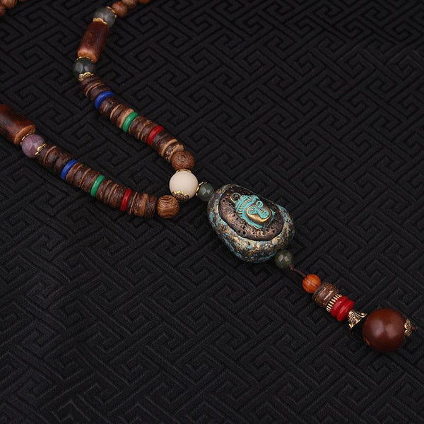 Fashion Ethnic Buddha Necklace
