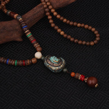 Fashion Ethnic Buddha Necklace
