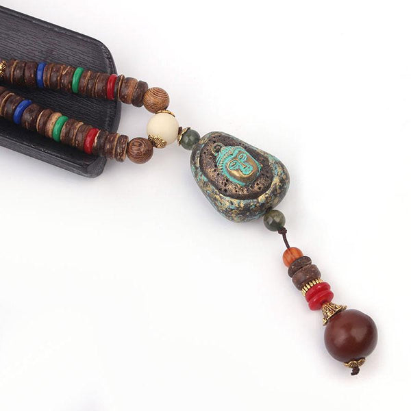 Fashion Ethnic Buddha Necklace