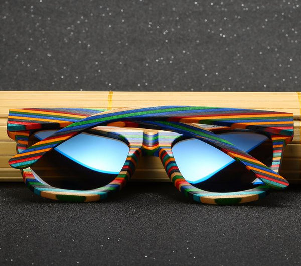 Unisex Polarized Wooden Sunglasses