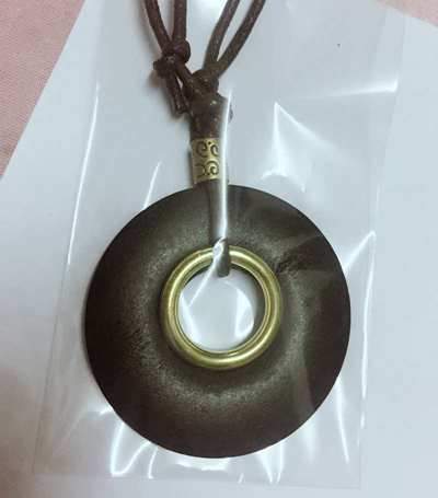 Antique Wooden Alloy Necklace Jewerly