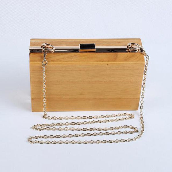 Fashion Wooden Shoulder Bag