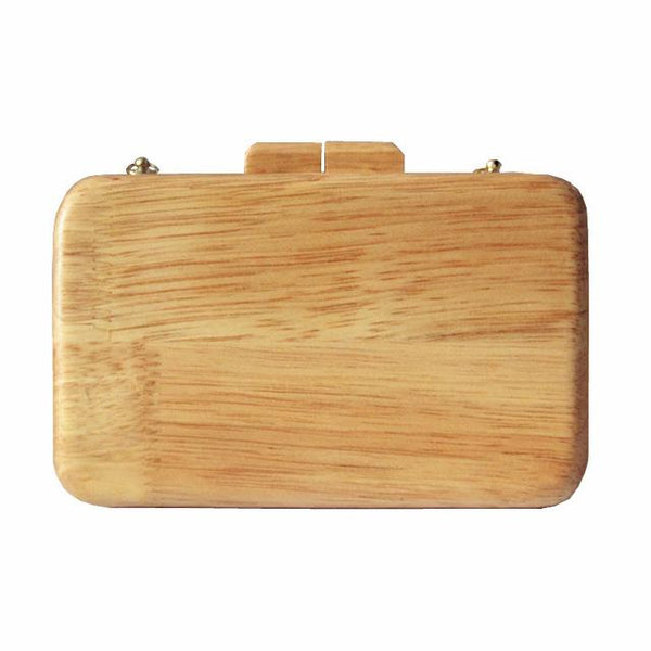Solid Women Wooden Wallet