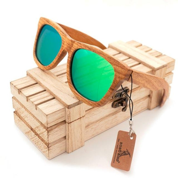 Wooden Polarized Beach Sunglasses